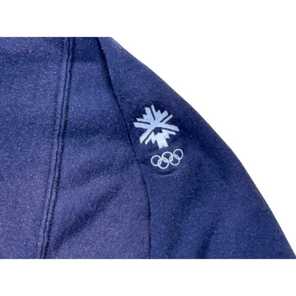 Salt Lake 2002 Winter Olympics Crewneck Sweatshirt Navy XL Faded - Picture 14 of 16